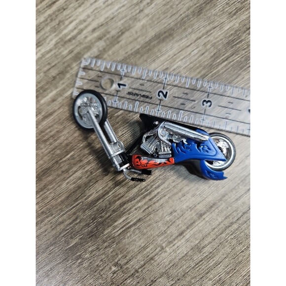 Boley Monster Chopper Motorcycle Diecast 1/31 Scale Loose Toy Car - Picture 6 of 7